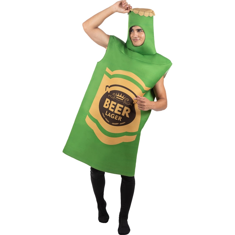 Disfraz de Botella de Cerveza Lager para hombre Bis