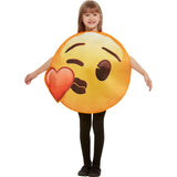 Disfraz de Emoji Beso Corazón infantil
