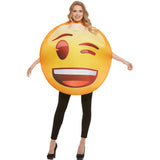 Disfraz de Emoji Guiño Sonriente adulto unisex