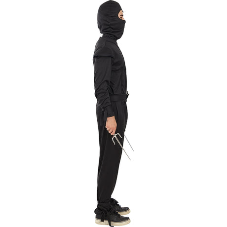Disfraz de Ninja negro para hombre Perfil