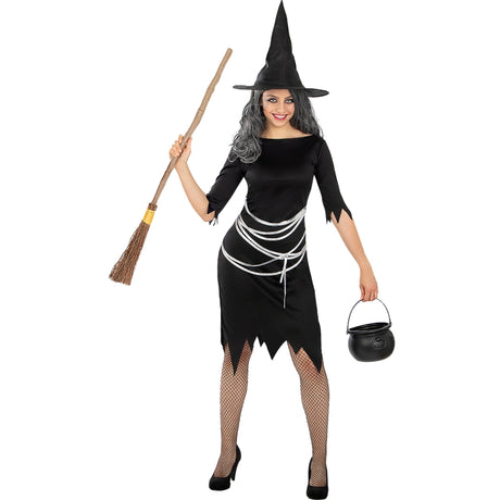 Disfraz de Bruja Negra para mujer Bis