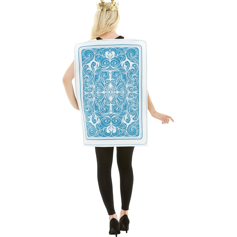 Disfraz de Carta de Póker Reina de Corazones para mujer Espalda