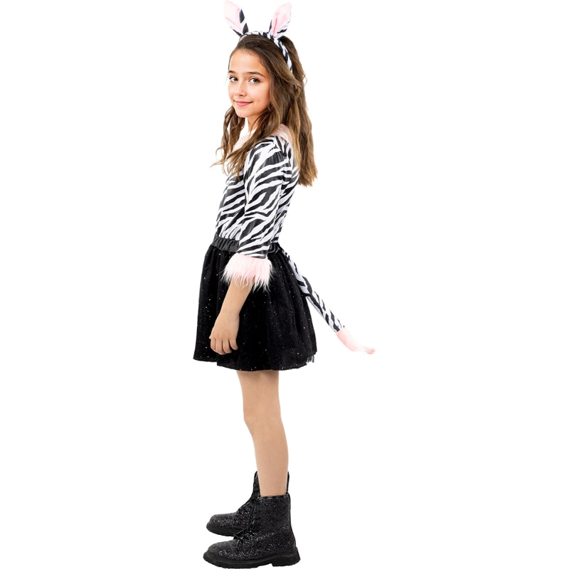 Disfraz de Cebra con Tutú para niña Perfil