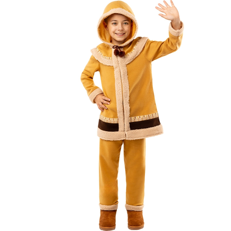 Disfraz de Esquimal Polo Norte  para niño Bis 2