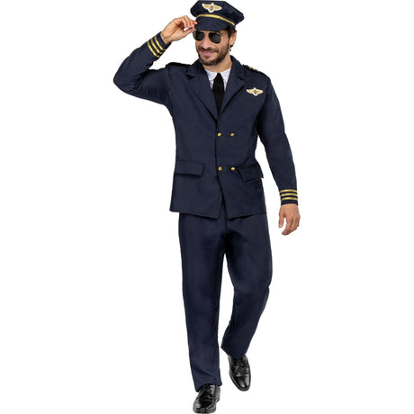 Disfraz de Piloto de Aviación para hombre