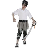 Disfraz de Pirata Zombie para niño Detalle