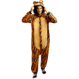 Disfraz de Pijama Tigre Onesie adulto unisex Hombre