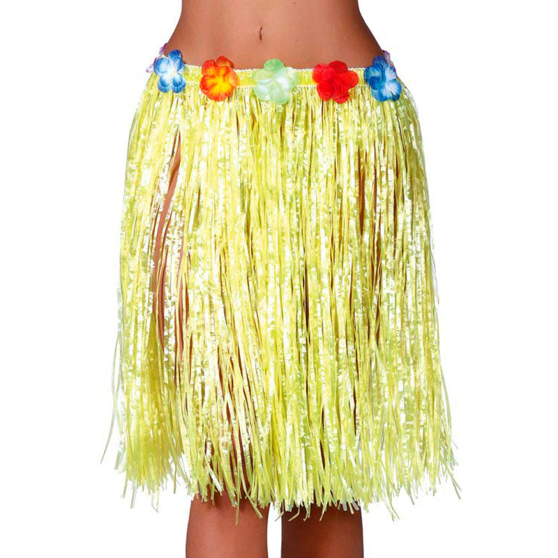 Gonna Hawaiana corta gialla