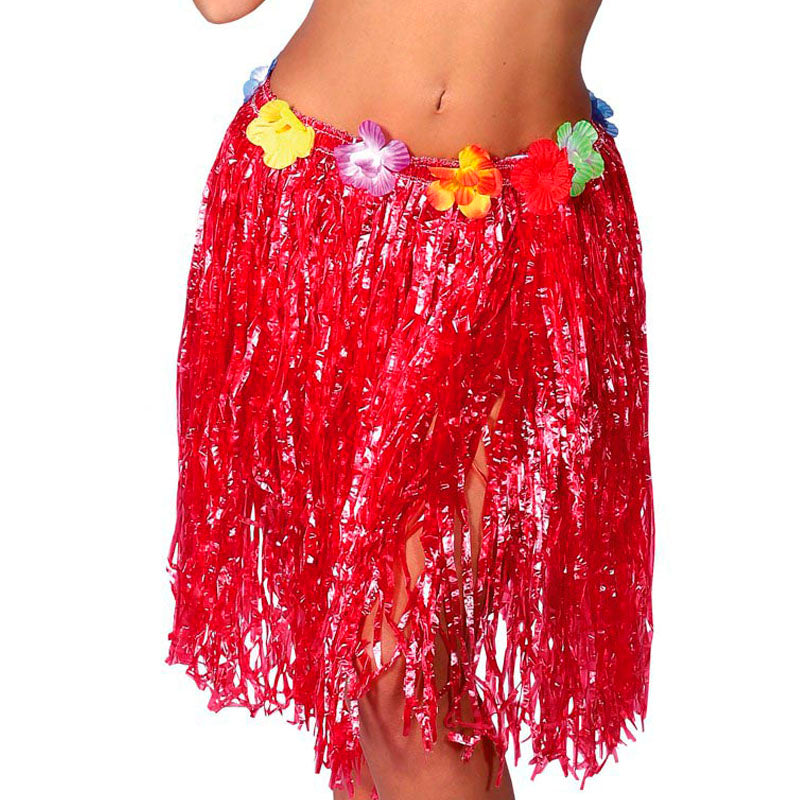 Gonna Hawaiana corta rossa