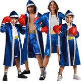 Disfraces Boxeadores Azules para grupos y familias