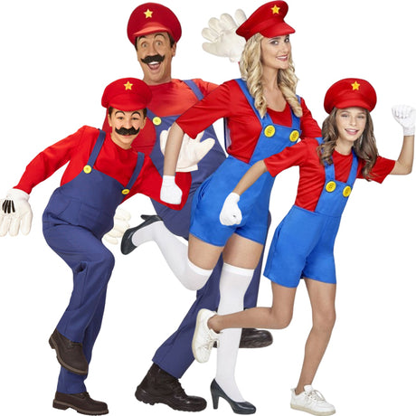Disfraces Mario Bros para grupos y familias 2