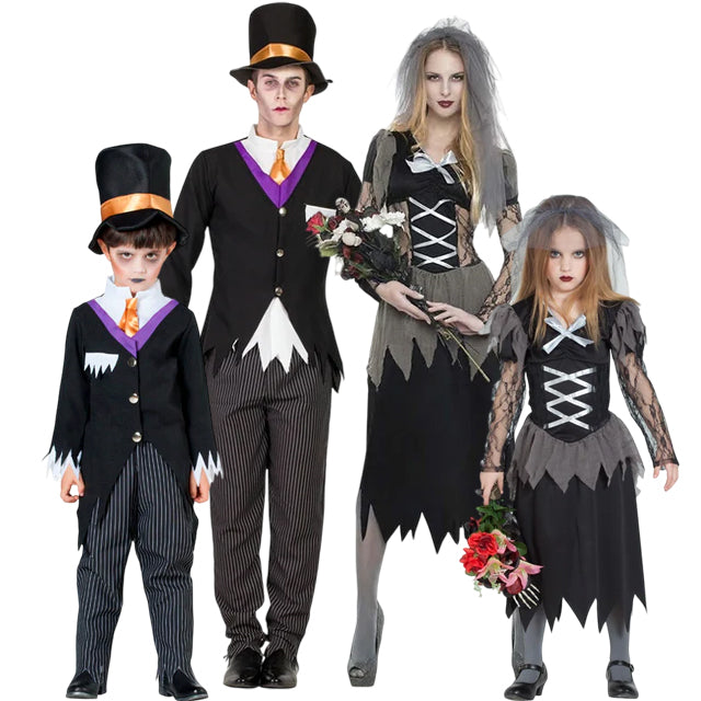 Disfraces Novios Cadáver para grupos y familias