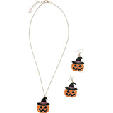 Kit Pendientes y collar calabazas Packaging