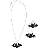 Kit Pendientes y collar murciélagos Packaging