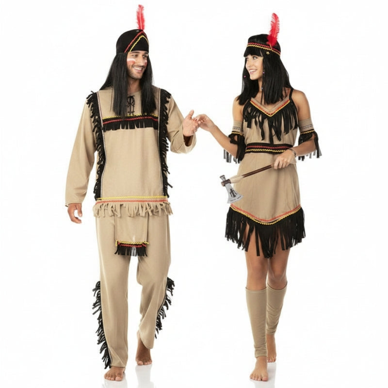 Costumi di coppia indiani americani