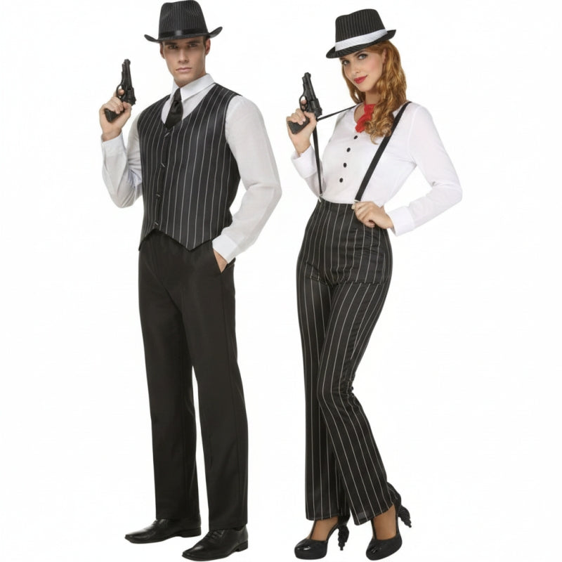 Costumi di coppia Gangster Economici