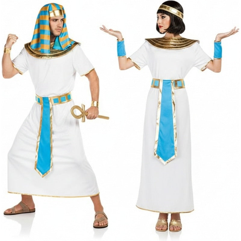 Costumi di coppia egiziani blu