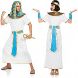 Costumi di coppia egiziani blu