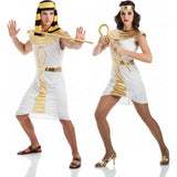 Costumi di coppia egiziani d'oro