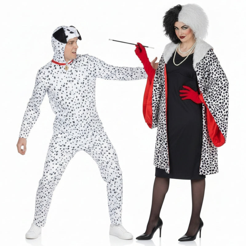 Costumi di coppia Crudelia e Dalmata