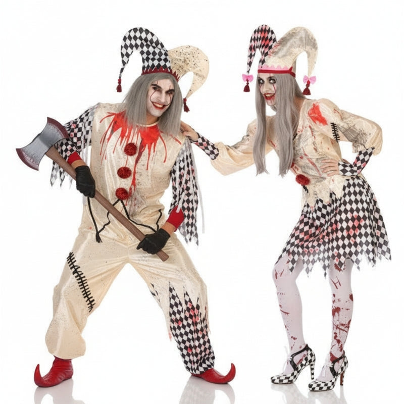 Costumi di coppia Arlecchini sanguinari