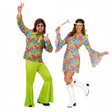 Costumi di coppia Hippies Fiori