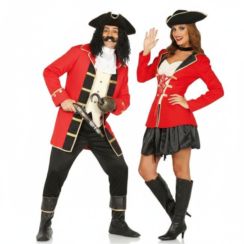 Costumi di coppia Pirati eleganti