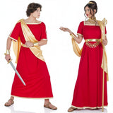 Costumi di coppia Romani rossi