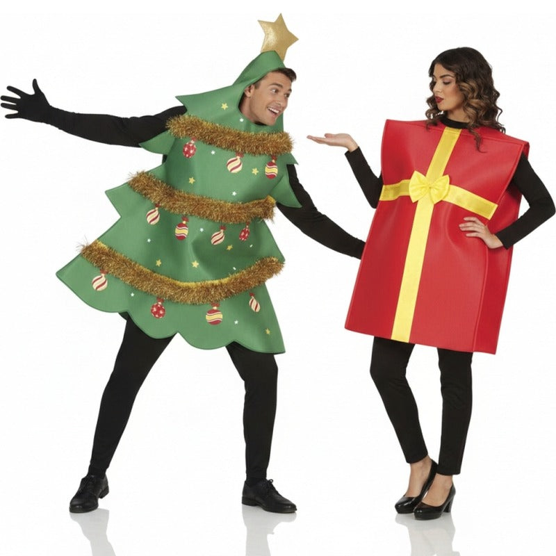 Costumi di coppia Albero e Regalo di Natale