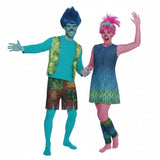 Costumi di coppia Branch e Poppy di Trolls