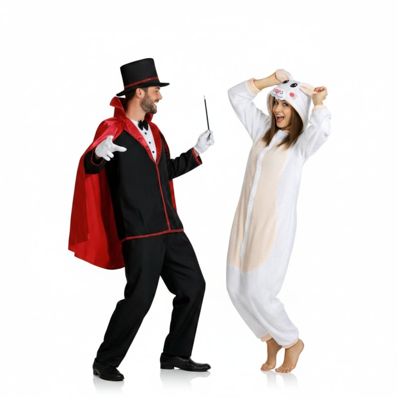 Costumi di coppia Mago Classico e Coniglio