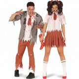 Costumi di coppia Studenti Zombie