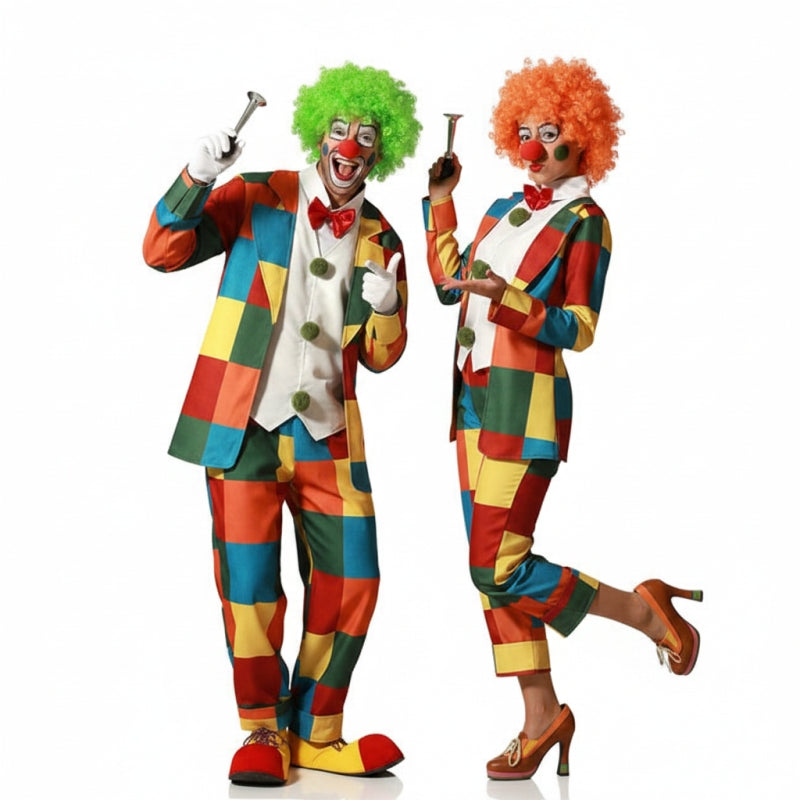 Costumi di coppia Clown con Giacca