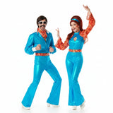 Costumi di coppia Disco Blu Anni ’70