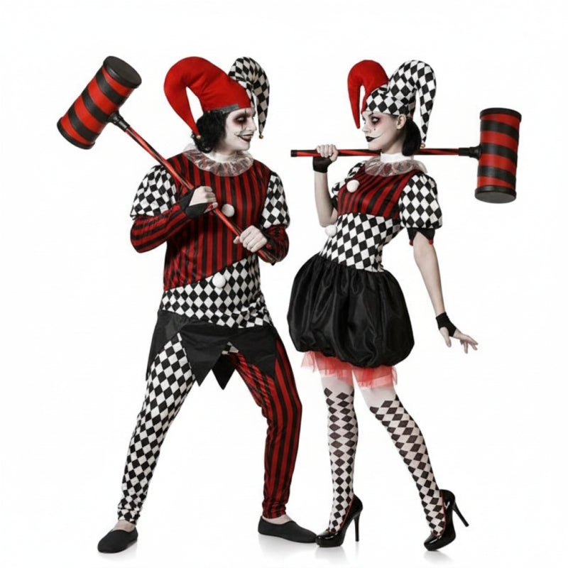 Costumi di coppia Arlecchini Scuri