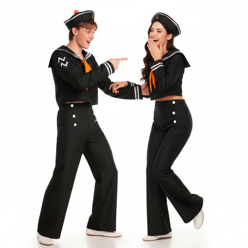 Costumi di coppia Marinai Neri