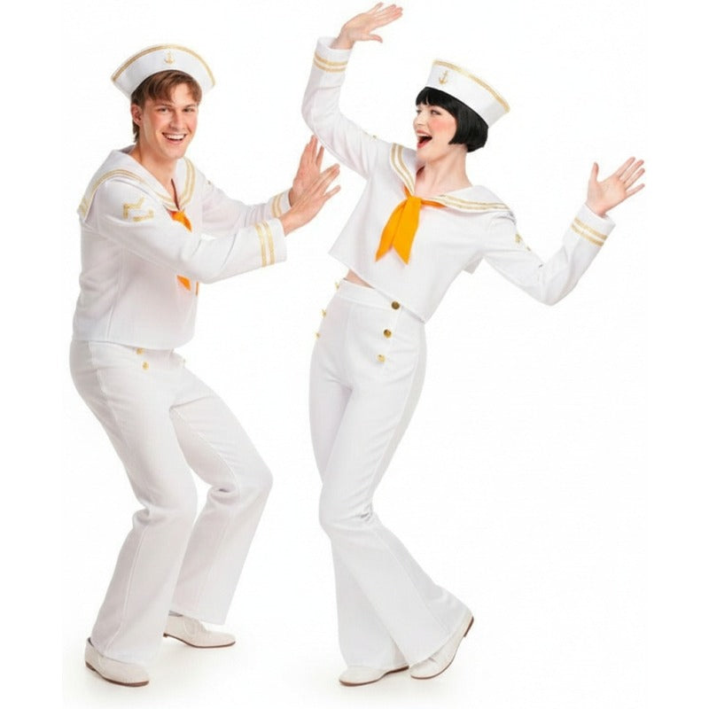 Costumi di coppia Marinai Bianchi e Dorati