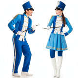 Costumi di coppia Soldatino e Majorette Blu