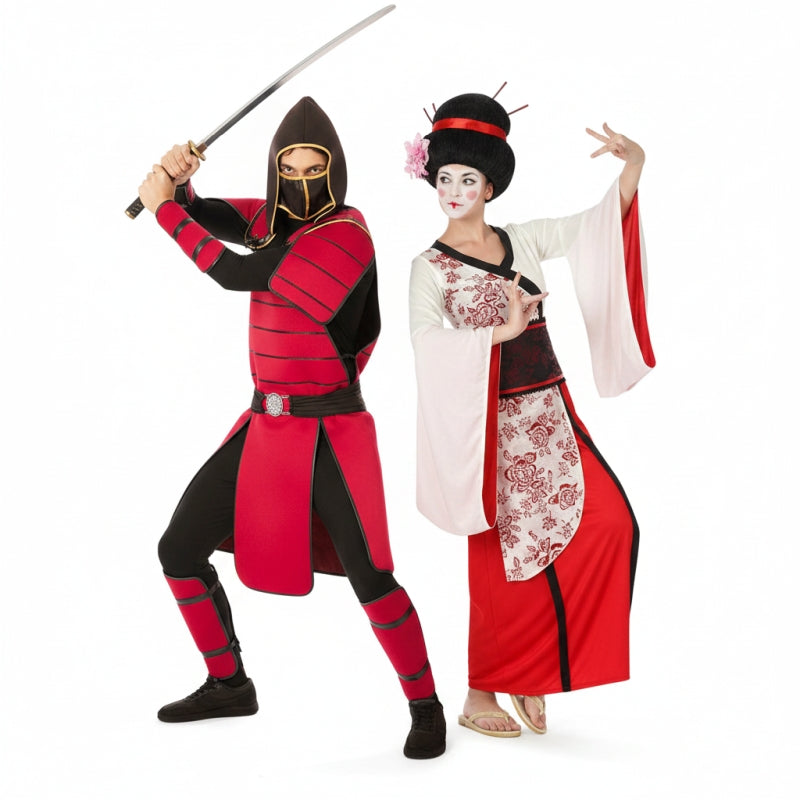 Coppia Maestro Samurai e Geisha
