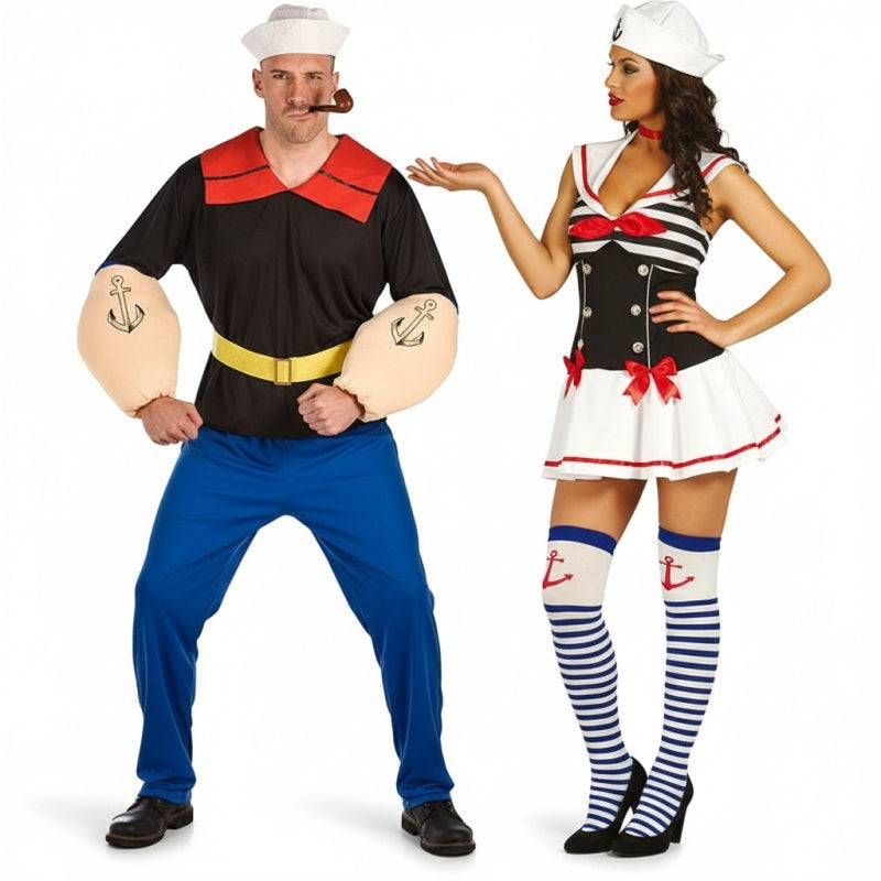 Costumi di coppia Marinai Popeye