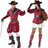 Costumi di coppia Moschettieri eleganti