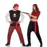 Costumi di coppia pirati teschio
