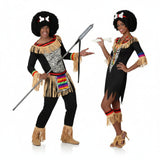 Costumi di coppia Zulu africani