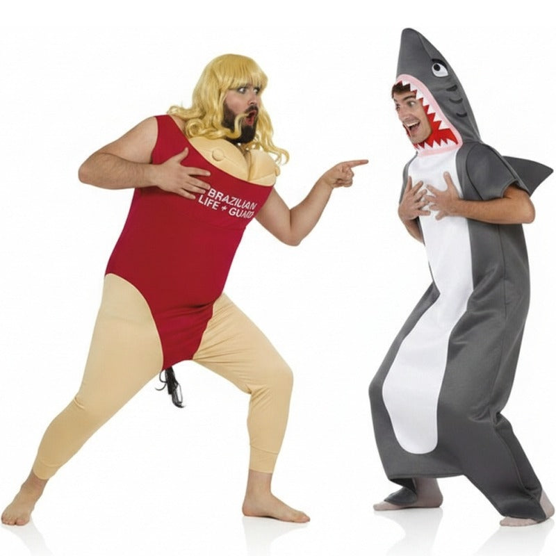 Costumi di coppia Guardaspiaggia e Squalo