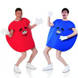 Costumi di coppia Candy blu e rosso