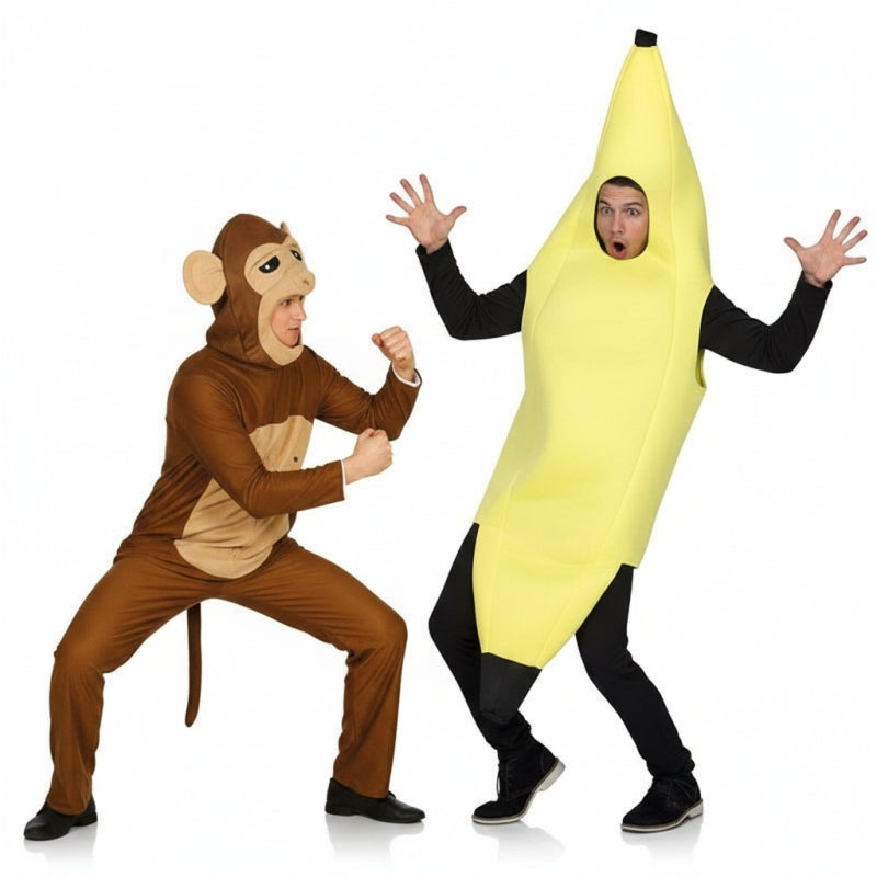 Costumi di coppia Scimmia e banana