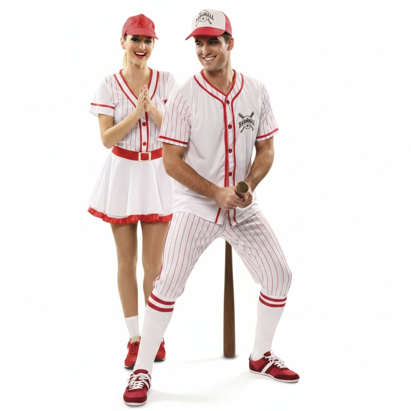 Costumi di coppia Giocatori di baseball