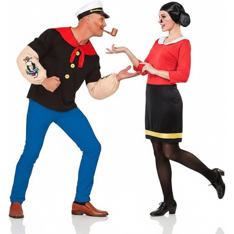 Costumi di coppia Braccio di Ferro e Olivia