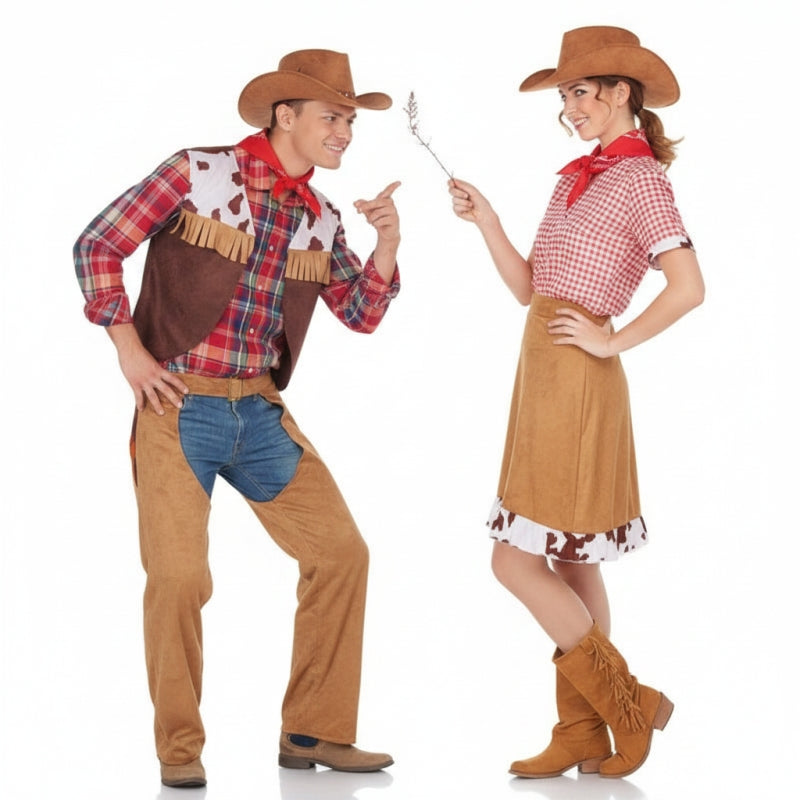 Costumi di coppia Cowboy americani