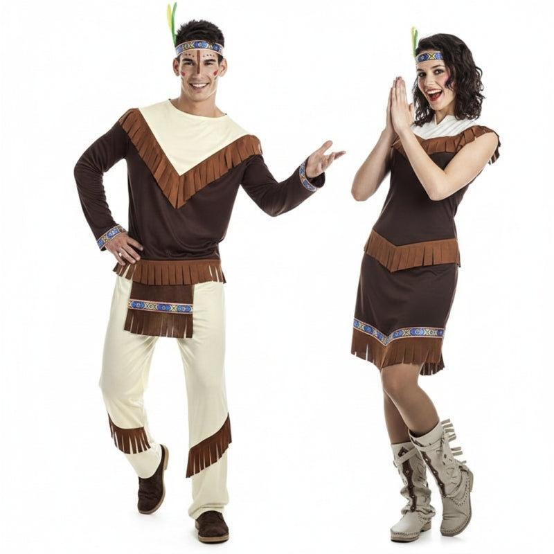 Costumi di coppia Indiani Cherokee